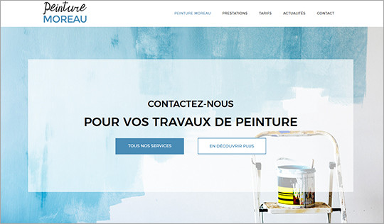 creer site internet artisan peintre saint-brieuc