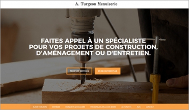 creation site internet artisan menuisier