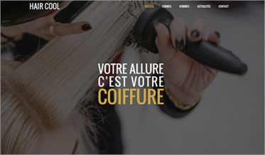 creation site internet coiffeur barber coiffure salon