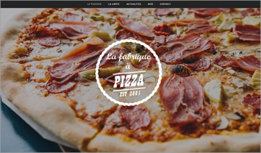 editeur site internet pizzeria restaurant